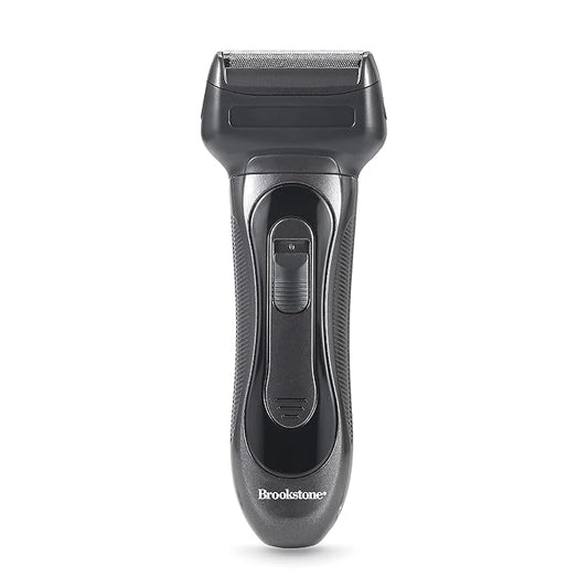 Brookstone - Electric Razor for Men, Foil Shaver, Precision Foil Blades, Comfortable Close Shave, Professional Quality (Black)