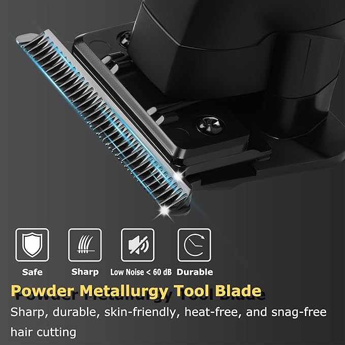 KEMEI Hair Trimmer for Men Professional & Waterproof Foil Shaver with Replaceable Foil Mesh, Zero Gapped Hair Clippers, Cordless Electric Razor for Men, Mens Grooming Shaving Kit, KM 2299, KM 2024