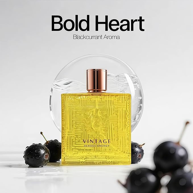 Vintage Heroes Energy - Cologne For Men - Long-Lasting Eau de Parfum with Natural Extraction - 100ml