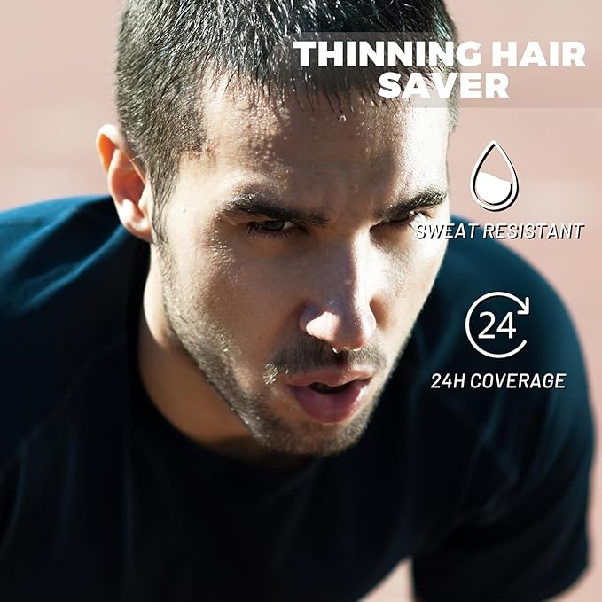 SOVONCARE Hair Fibers for Thinning Hair Medium Brown, Hair Building Fibers for Bald Spots Undetectable & Natural, Conceals Hair Loss Fill In Fine Hair Powder Hair Thicker Instantly for Women & Men 28g