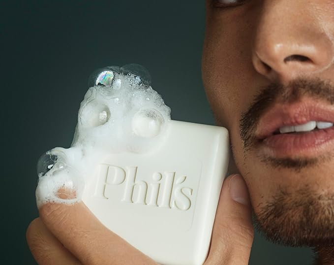 Phil's Shave + Face Bar with Upcycled Coffee and Shea Butter, 4oz