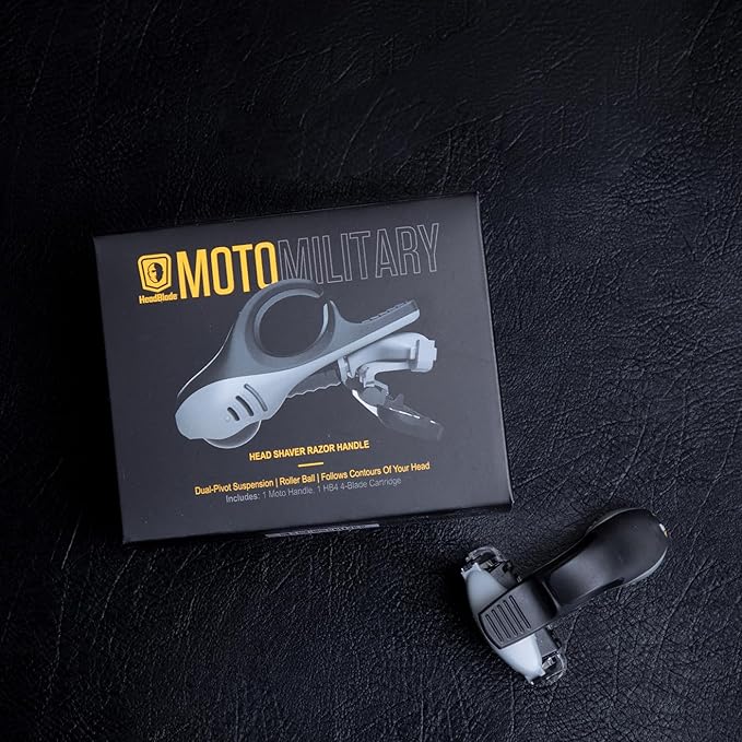 HeadBlade LE Moto Men's Head Shaving Razor - Military - Revolutionary Dual Active Suspension…