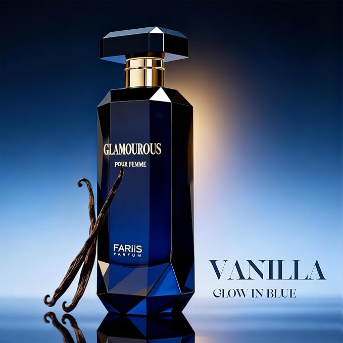 GLAMOUROUS Men's Cologne | 100ml Black Lavender & Vanilla Eau de Parfum | Gourmand Aromatic Fragrance Gift