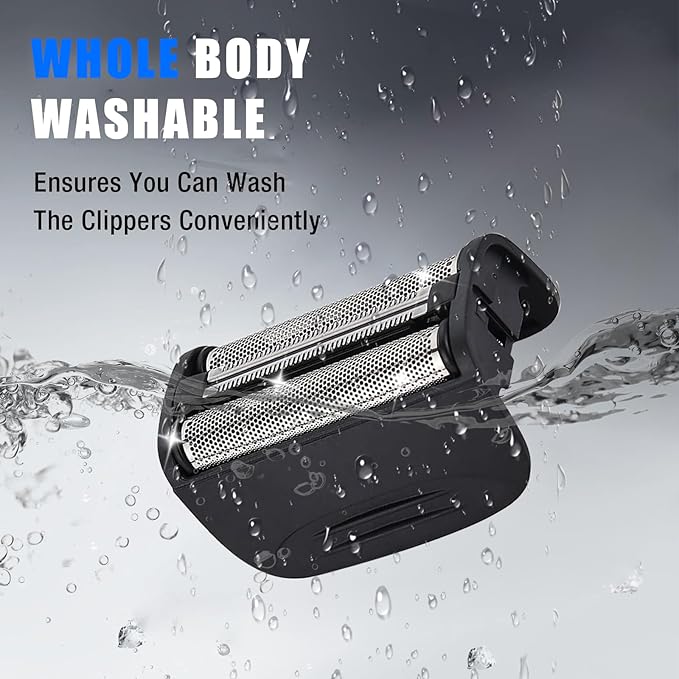 1PCS Shaver Replacement Foil Compatible with Remington PF7400, PF7500, and PF7600 Foil Shavers，Black