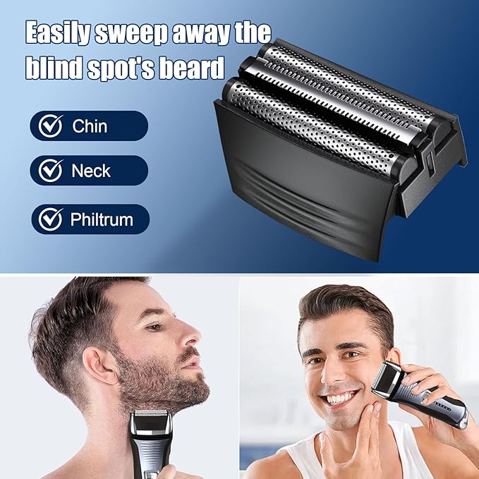 Shaver Replacement Foil Compatible with Remington TITANIUM-X Flex & Pivot Foil and Cutter F5800 & F7800 ，2packs