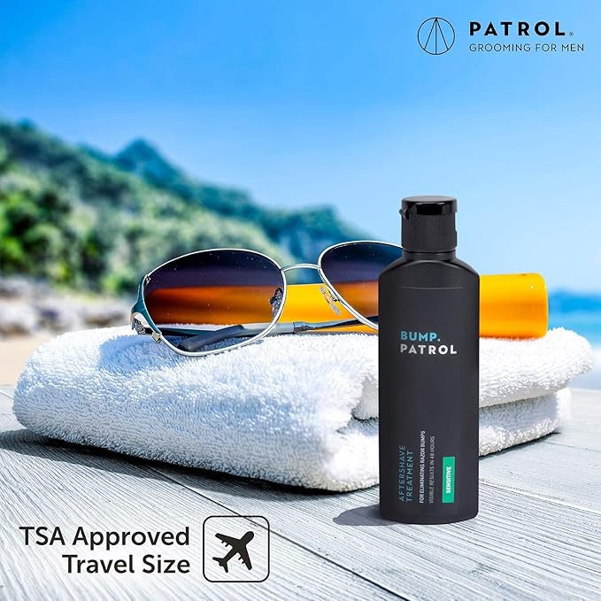 Bump Patrol Sensitive Strength Aftershave Treatment Serum – Razor Bump Stopper and Ingrown Hair Treatment for Men and Women, Alcohol Free Ingrown Hair Serum for Sensitive Skin 2 oz (Pack of 1)