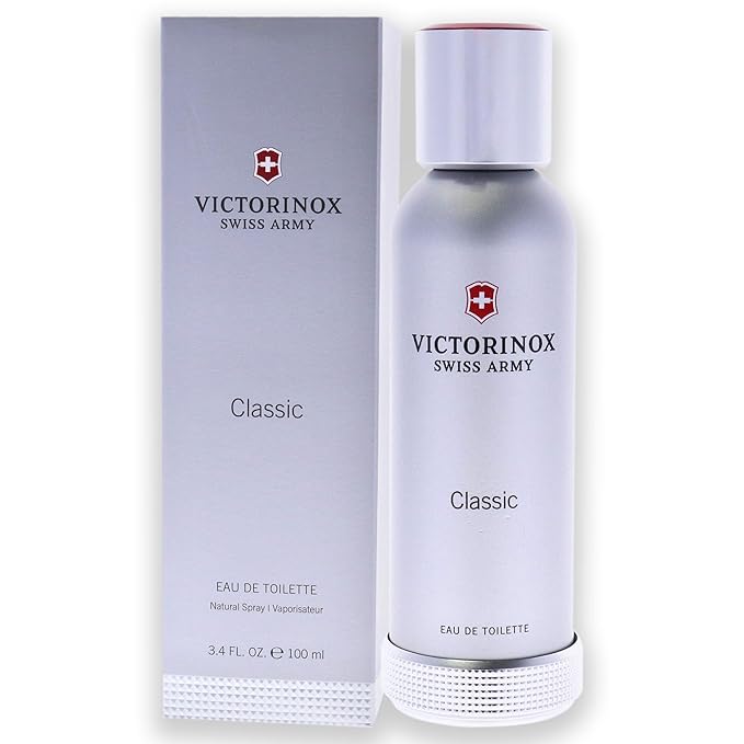 Swiss Army Classic Men Eau De Toilette Spray, Iconic Collection, 3.4 Ounce