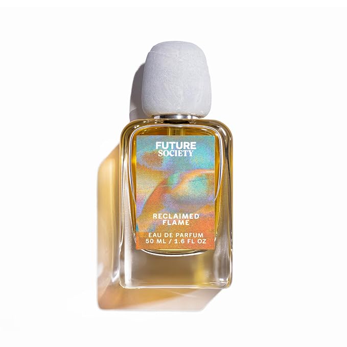 Future Society Reclaimed Flame Perfume - Rich Citrus Eau de Parfum with Notes of Bergamot, Grapefruit & Eucalyptus - Luxury Perfume Inspired by Africa's Wildflower - Modern Unisex Fragrance - 50ml
