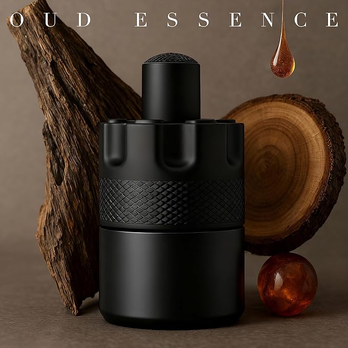 Azura Noir Intense Men's Eau de Parfum 3.4 fl oz Premium Cologne Collection Cardamom & Bourbon Vanilla Scent Gift Long Lasting Vegan Fragrance Spray