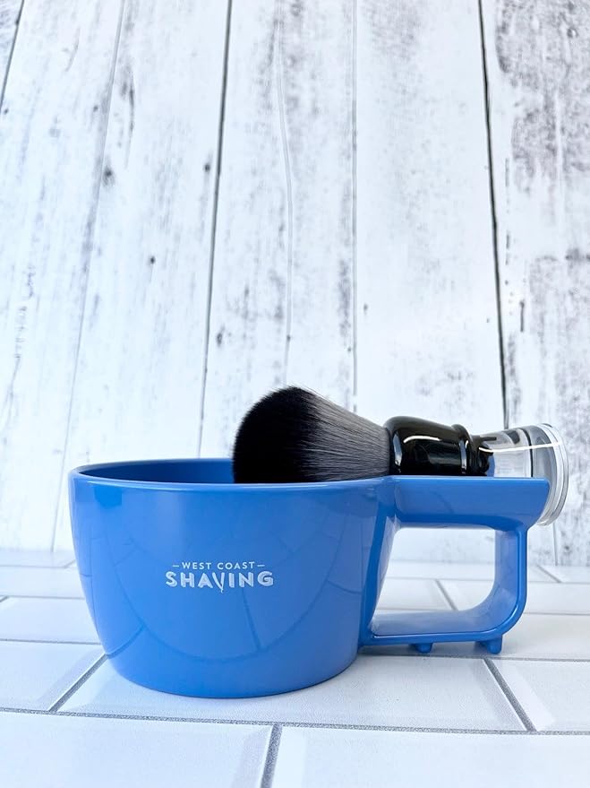 West Coast Shaving Unbreakable Lather Bowl, Blue