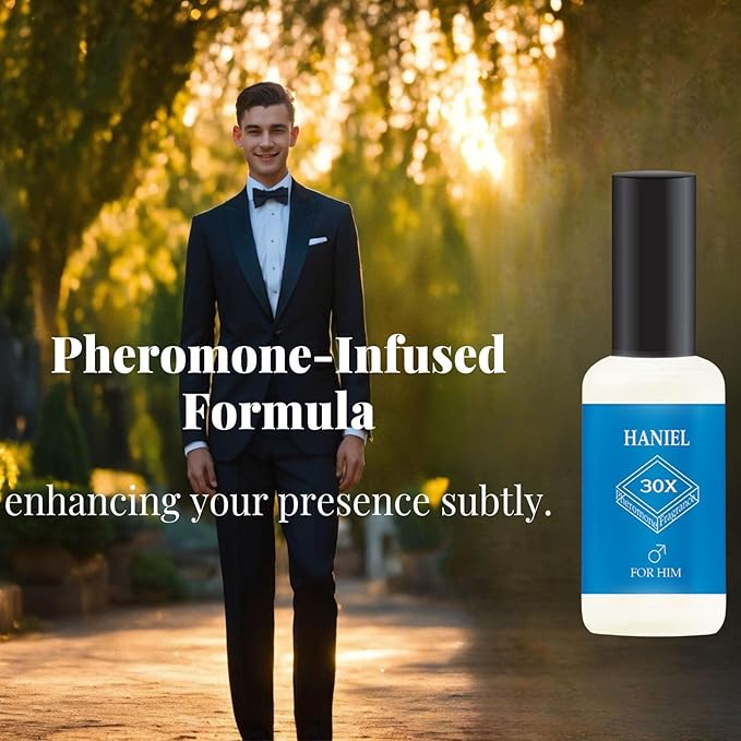 Haniel Pheromone Cologne for Men - Luxury Long-Lasting Mens Pheromone Perfume Spray, Premium Cologne for Confidence & Attraction, Gift for Him, Perfume con Feromonas para Atraer Mujeres