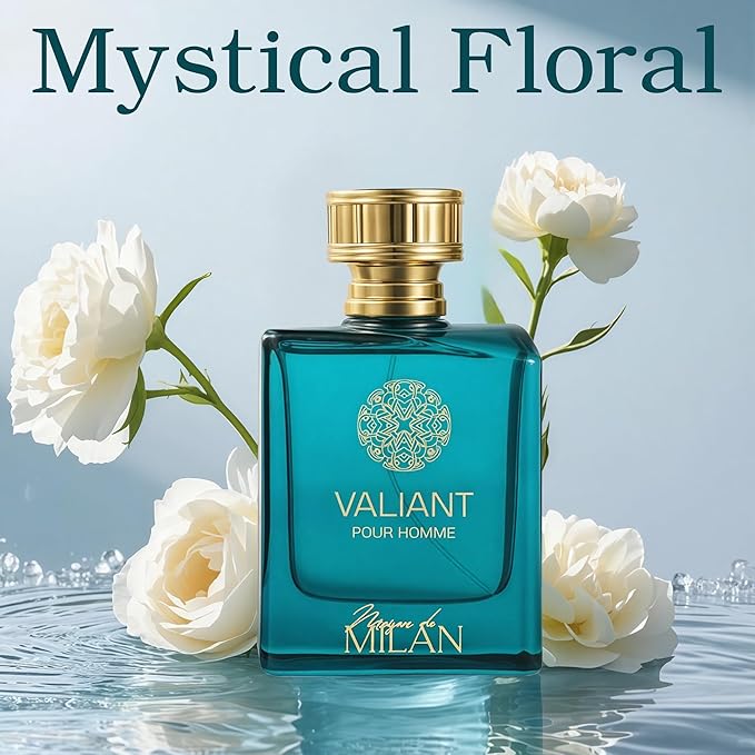 VALIANT, Men's Fragrance, Long Lasting EDP, Classic Elegant Scent for Formal and Evening Wear, Premium Perfume for Daily Use, 3.4 Fl Oz