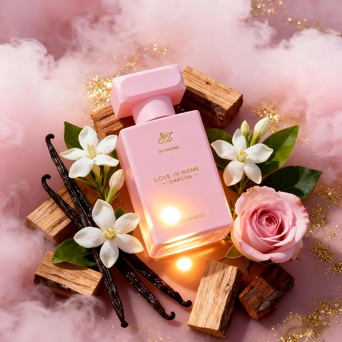 Love in Rome Perfume for Women and Men, Vanilla Fruity Woody Scent, Elegant Romantic Fragrance, Long Lasting 8+ Hours Extrait de Parfum