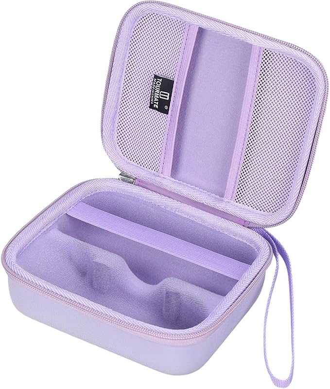 Tourmate Hard Storage Case for MANSPOT Groin Hair Trimmer,Travel Box for Electric Ball Trimmer Pubic Trimmer Shaver(Case Only) (Purple)