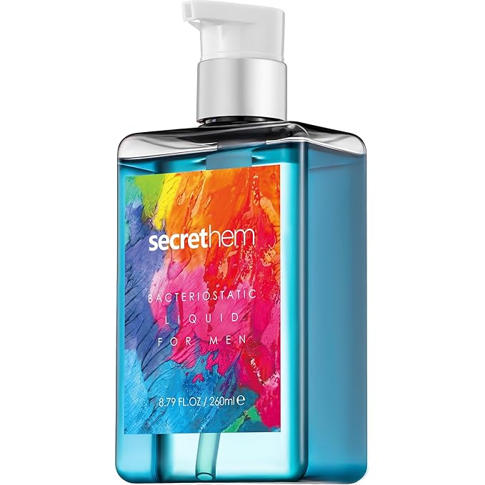 Men’s Intimate Wash, pH-Balancing Mint & Verbena Cleanser for Odor Control, Freshness & Sensitive Skin | 8.8 fl oz