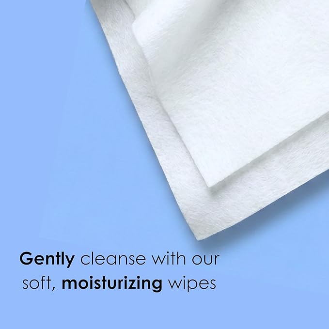 Global Beauty Care Retinol Makeup Remover Wipes - Gentle Daily Facial Cleansing Wipes for Sensitive Skin, Anti-Aging, Hydrating & Renewing For Radiant Smooth Skin, Travel-Friendly, 60 Count (2-Pack)