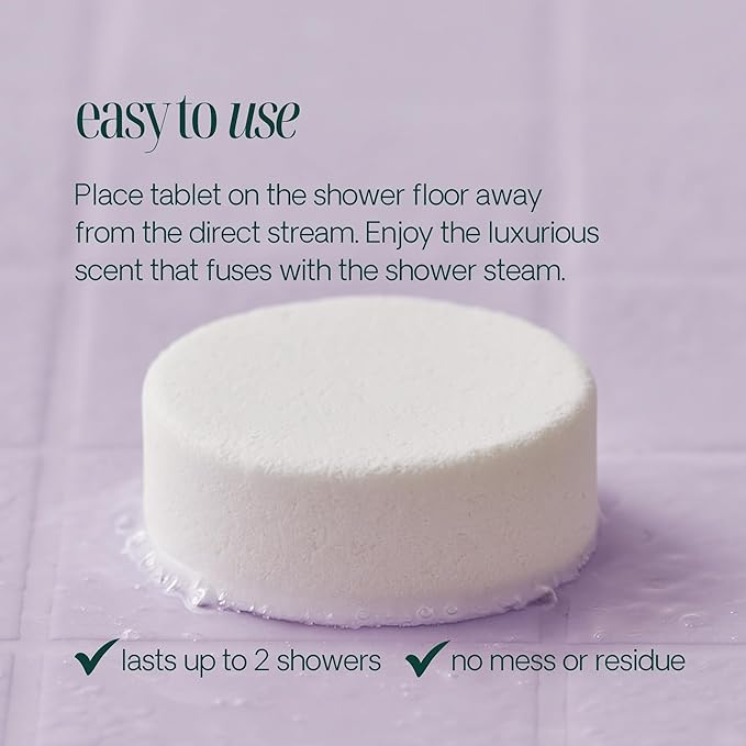 Shower Steamers Aromatherapy 10 Pack - Made in USA with Natural Essentials Oils for Galentines and Valentines Day, Birthday Gifts for Women and Men, Relaxation - Lavender