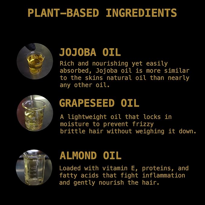O'Douds Beard Oil for Men - Natural, Vegan Beard Conditioner & Mustache Oil with Jojoba Oil - Softens & Moisturizes Beards & Mustaches with Forest Scent (1oz.)