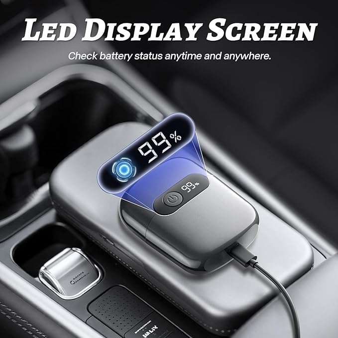 Electric Foil Shaver for Men,Compact 3D Floating Shaving Heads, Electric Razor for Men,IPX8 Waterproof, USB-C Fast Energy, LED Info Display, Wet/Dry Adaptability, Travel Lock Slate Grey