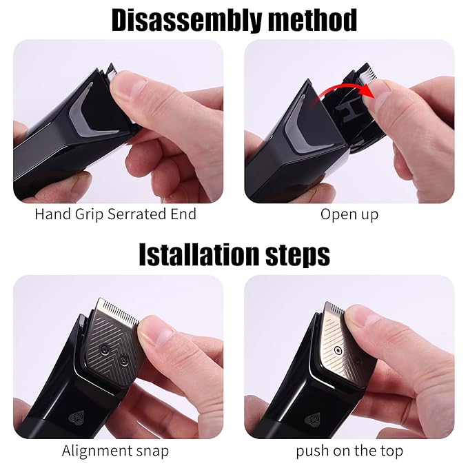 Professional Replacement Blade for Manscaped The Lawn Mower 5.0 Ultra Trimmer, Groin Hair Trimmer Ceramic Blade Head Refill with Metal Guard, Fit for Manscaped Lawn Mower 5.0 Ultra Replacement Blades