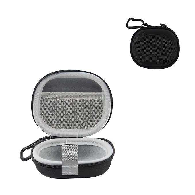 Electric Shaver Razor Case Compatible with Laifen P3 Pro, Hard Shell Compact Protective Travel Storage Box with Mesh Pocket for Shaver Accessories - Black