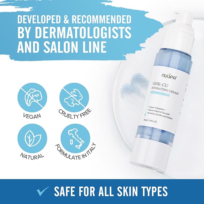 NUSPA NUSPA Daily Face Moisturizer Moisturizing Lotion Face Cream For All Skin Types,Facial Moisturizing Lotion,Day Night Cream Hydrating Anti aging Face Cream, Lightweight, Oil Free Moisturizer