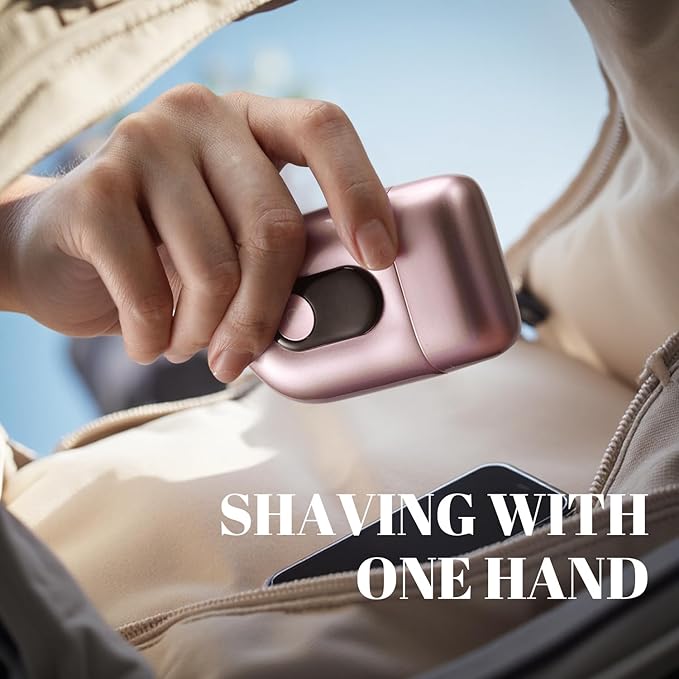 Cordless Electric Shaver for Women: Mini Electric Razors with LED Display - Rechargeable Bikini Trimmer - IPX7 Waterproof Wet Dry Face Razor for Body Pubic Leg Valentine's Day Gifts