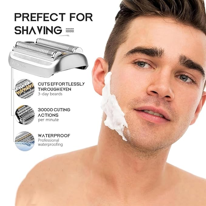 Series 9 94M Electric Shaver Replacement Head Compatible with Braun Series 9 Pro Replacement Heads,94M Foil Blades for All S9 and 9 Pro Shavers 9290cc, 9291cc, 9370cc, 9293s, 9385cc, 9390cc, 9330s