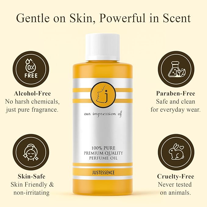 JPG Le Male Le Fregrance Perfume Oil | Premium Quality Concentrated Fragrance | Pure Perfume & Cologne Oil for Personal Body Use | 2 Fl Oz