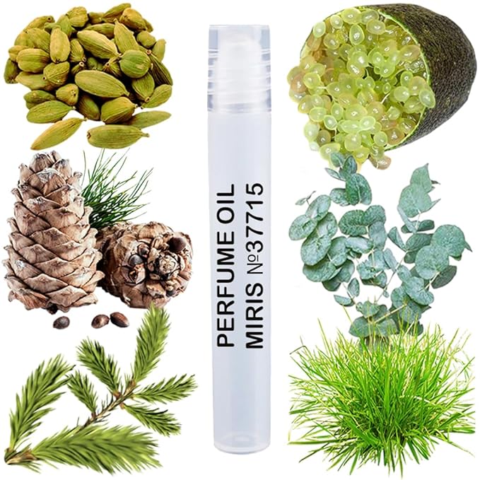 MIRIS No. 37715, Inspired by L.12.12 Blanc, Long-Lasting Perfume Oil for Men Roll-On, Rollerball 0.34 Fl Oz / 10 ml
