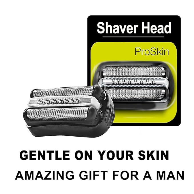 32B Series 3 Electric Shaver Replacement Head Compatible with Series 3 Foil Shaver Replacement Heads with S3 3040s 3080s-4 370cc 3070cc 3000s 3010, 3090cc Etc