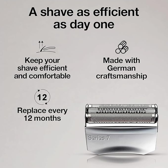 2Pack Series 7 Replacement Head for Braun Series 7 Foil Shaver Replacement Heads Compatible with 70s Replacement Compatible with Series 7 Shavers 70s 720,750CC, 760CC,790CC,9565 Foil Shaver