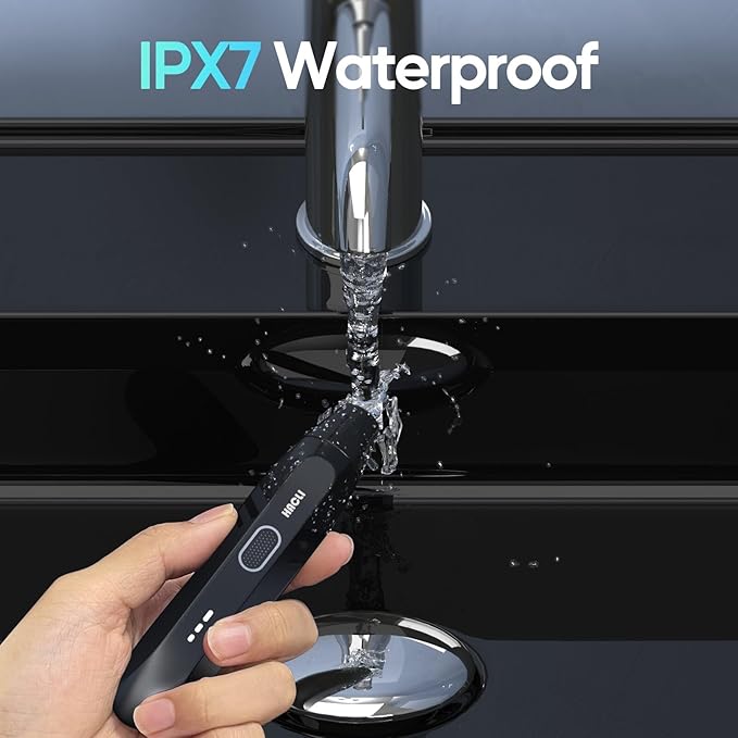 Nose Hair Trimmer for Men Women - Electric Nose Hair Clipper with Powerful 8000RPM Motor, IPX7 Waterproof Wet/Dry Use, Travel Lock, Portable Design USB Rechargeable