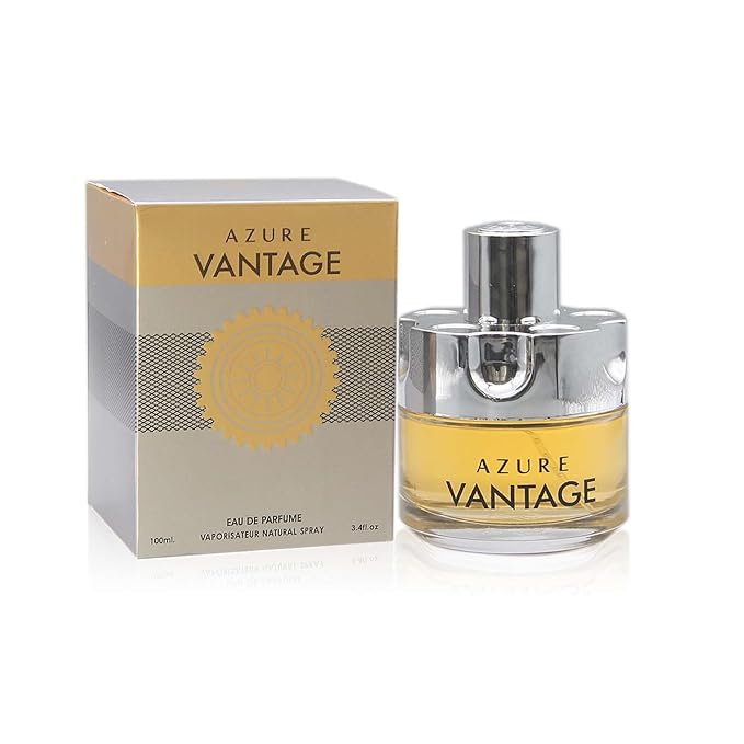 Men’s Cologne Azure Vantage Original Natural Spray Eau De Toilette,Long-Lasting Scent Perfume for Men Elegant Bottle - Great Holiday Gift, 3.4 Fl Oz/100 Ml