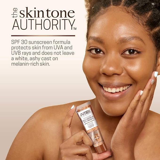 Ambi Even & Clear Facial Moisturizer with Sunscreen SPF 30, 1.7 Ounce