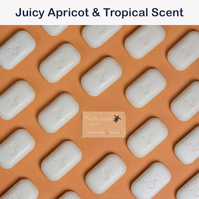 Moisturizing Shampoo Bar with Argan Oil for dry Hair - High Shine - Tropical Scent - SLS free, Sulfate-Free, Soap-Free, Zero Waste, Vegan, 3.53 Oz