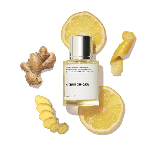Dossier - Citrus Ginger - Eau de Parfum - Perfume Luxury - Pure Infused - For Men - Fragrance 1,7 Fl 0z (50ml)
