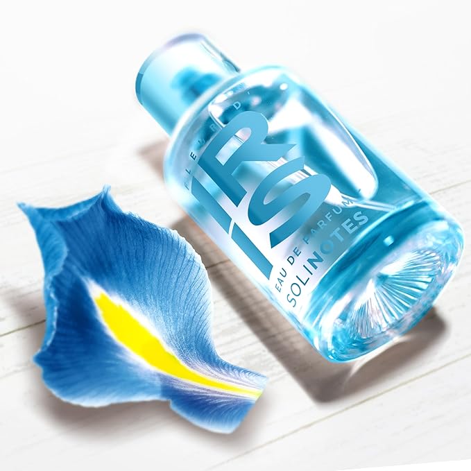 Solinotes Iris Blossom Perfume for Women & Men, 1.7 Fl Oz/ 50 ML Eau De Parfum, Delicate Floral and Soothing Scent with Premium Ingredients - Clean Perfume, Cruelty Free, Vegan, Made in France