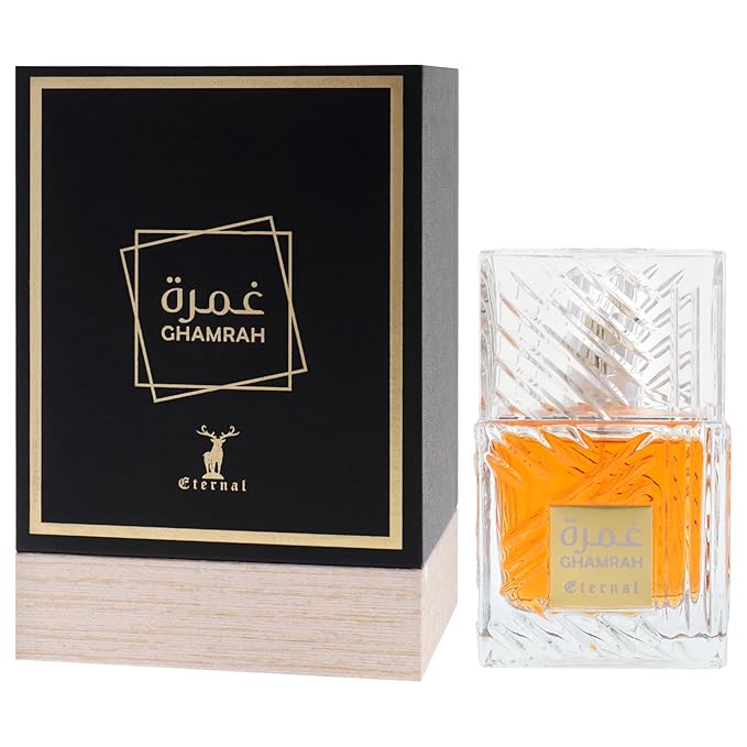 Maison d'Orient GHAMRAH Niche Collection Dubai 100 ML (3.4 oz) EDP for Men and Women - Spicy Gourmand Perfume with Cognac, Cinnamon, and Vanilla - Long-Lasting Unisex Fragrance