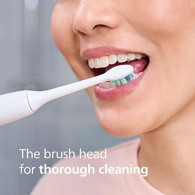 Philips Sonicare C2 Plaque Control - Genuine Replacement Electric Toothbrush Heads, White, 6 Pack Up to 18 Month Supply, HX9026/77