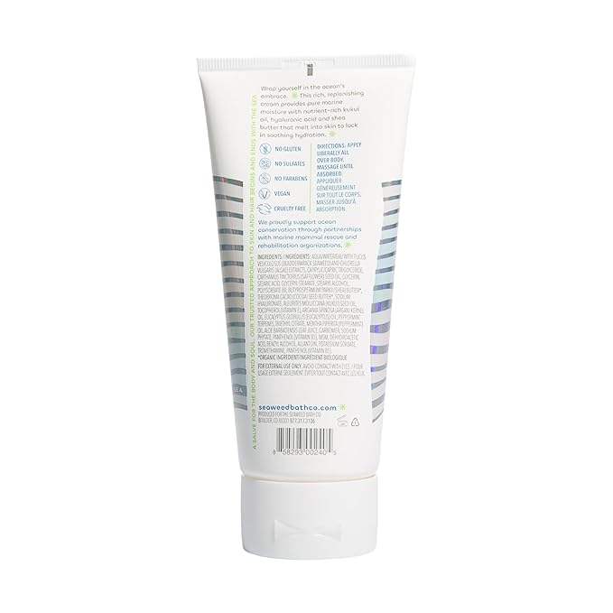 The Seaweed Bath Co. Body Cream, Eucalyptus & Peppermint