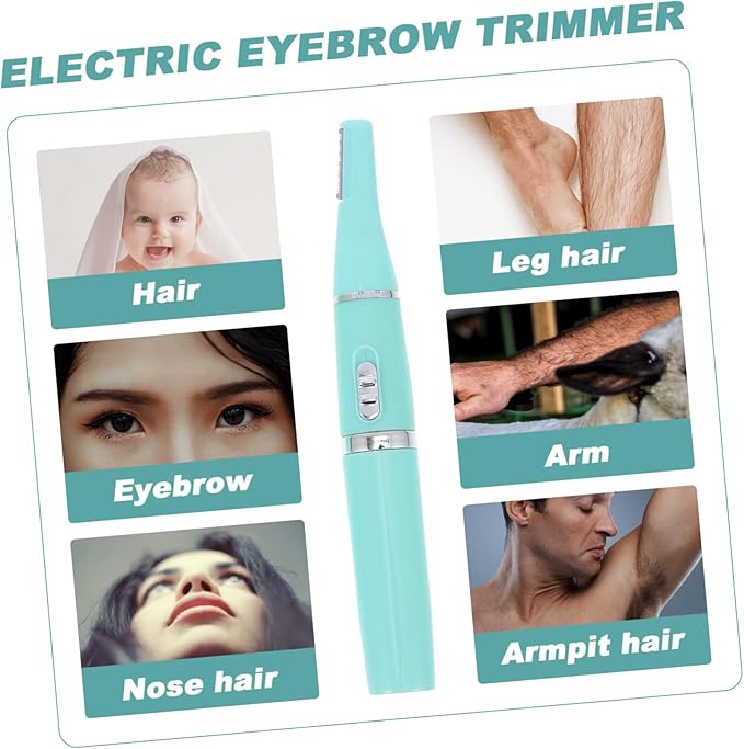 Hair Trimmer Shaver Electric Eyebrow Trimmer Battery Nose Hair Clipper Low Noise Material