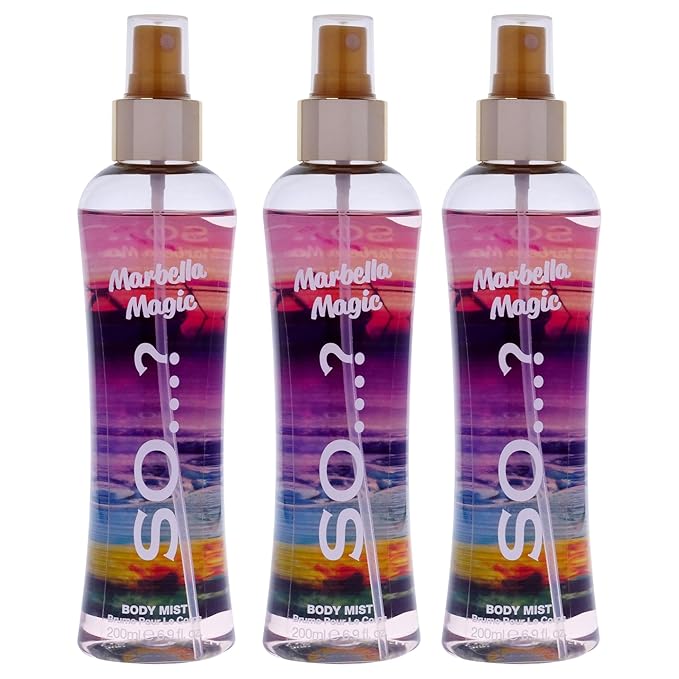 Marbella Magic Body Mist by So…? for Women - 6.9 oz Body Mist - Pack of 3