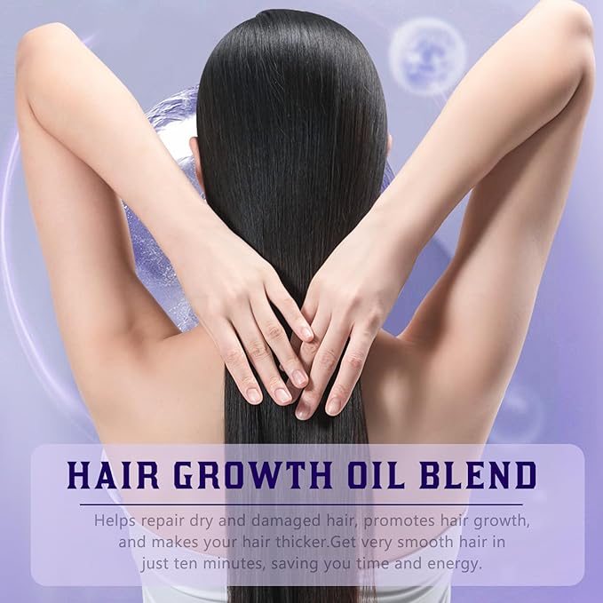 No Bald Hair Growth Oil Blend, Hair Mask for Dry and Damaged Hair, Hair Mask for Hair Growth,Deep Conditioning Hair Mask, Hair Mask for All Hair Types(1PCS)