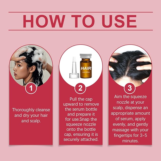 15ml Hair Growth Serum for Thinning Hair – Nourishes Scalp, Strengthens Roots, Reduces Hair Loss & Breakage with Rosemary, Pumpkin Seed & Saw Palmetto