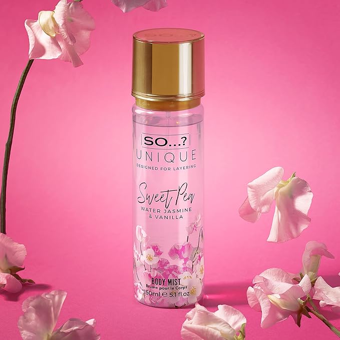 Unique Body Mist - Sweet Pea by So…? for Women - 5.1 oz Body Mist - Pack of 3