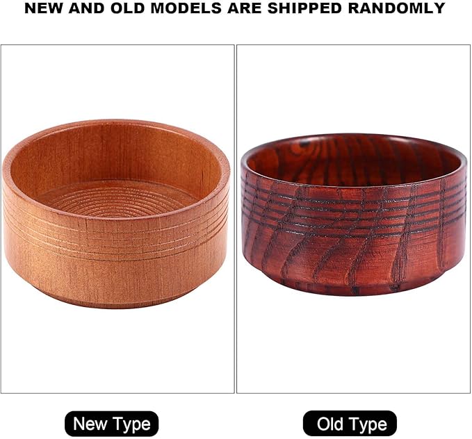 Wood Shaving Soap Bowl Cup Mug Tool, Man Shaver Cleansing Foam Round Lightweight Firm Environmental, Delicate Appearance, Good Mood When Shaving