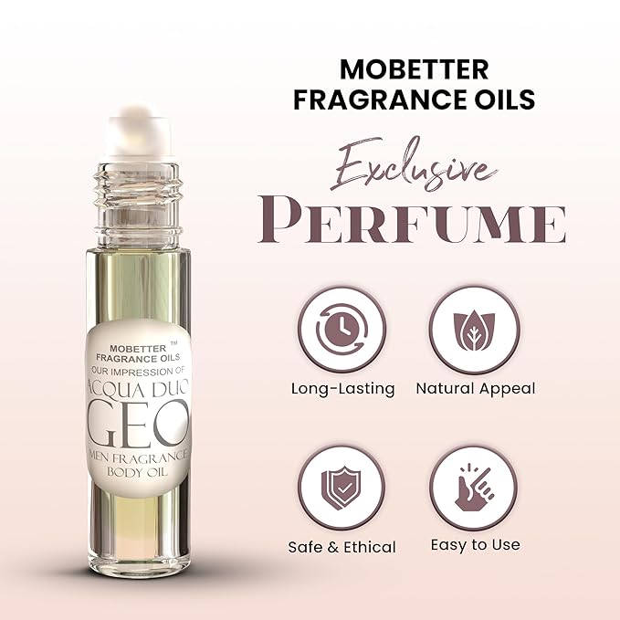MOBETTER FRAGRANCE OILS Acqua Duo Geo Men Fragrance Body Oil