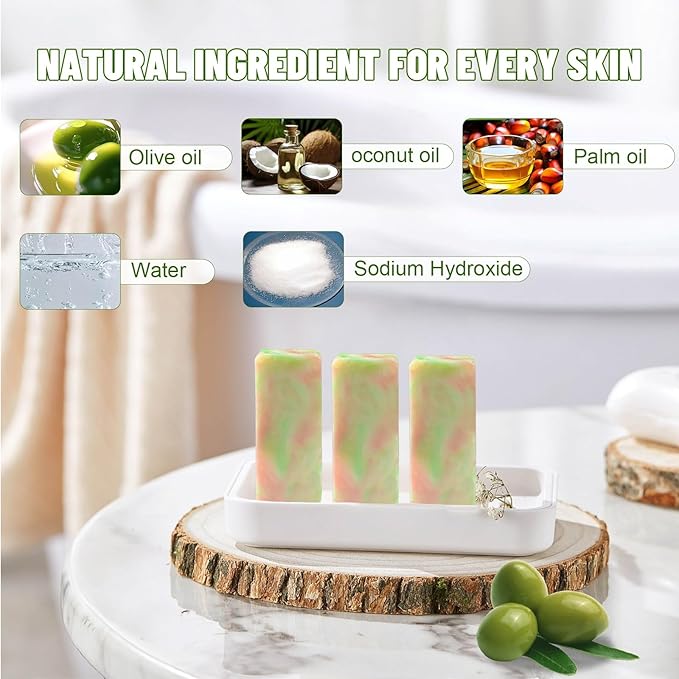 MR.A 23pcs Handmade Travel Soap, Mini Olive Hand Soap Individually Wrapped, Body Bath Gentle Bars Men Women, Travel Size Toiletries for Homeless and Hotel, Essentials Wash for Guest Bathroom