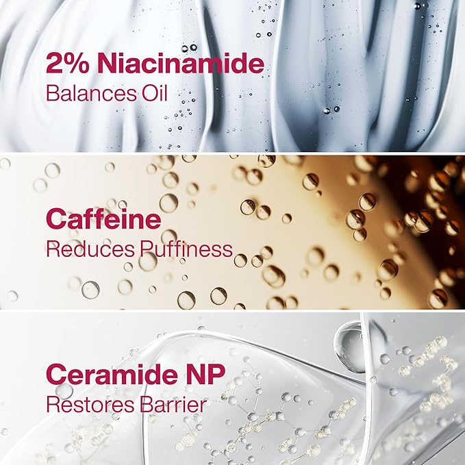 6SKINS® Face Moisturizer with Niacinamide & Ceramides - Korean Skin Care Facial Moisturizer For Skin Barrier Support & Pore Minimizer - Oil-Free Hydrating Face Gel For All Skin Types - 1.7oz